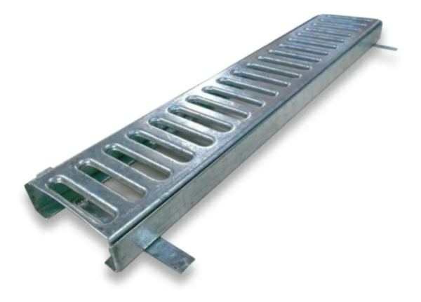 Rejilla Lineal Guardaganado Desague Pluvial 10 X50cm Zincado