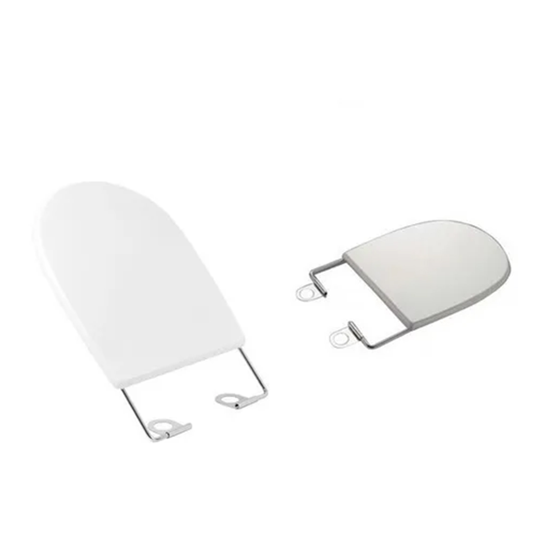 Tapa Bidet Asiento Marina Herrajes Cromo Cromado - Imagen 2