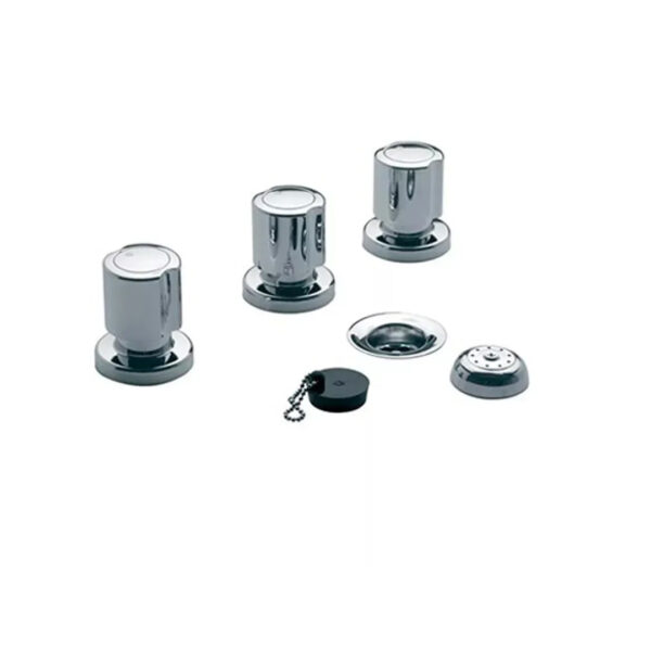 Grifería Fv Allegro Combo Baño Ducha Lavatorio Bidet Cromada - Imagen 4