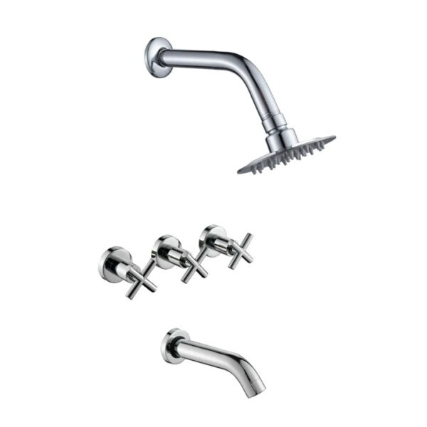 Griferia Baño Combo Completo Cierre Ceramico Premium Cuzco - Imagen 2