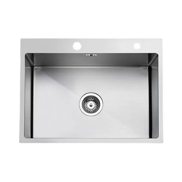 Bacha Lujo Cocina Acero Mi Pileta Etna 715 + Dosificador - Imagen 2