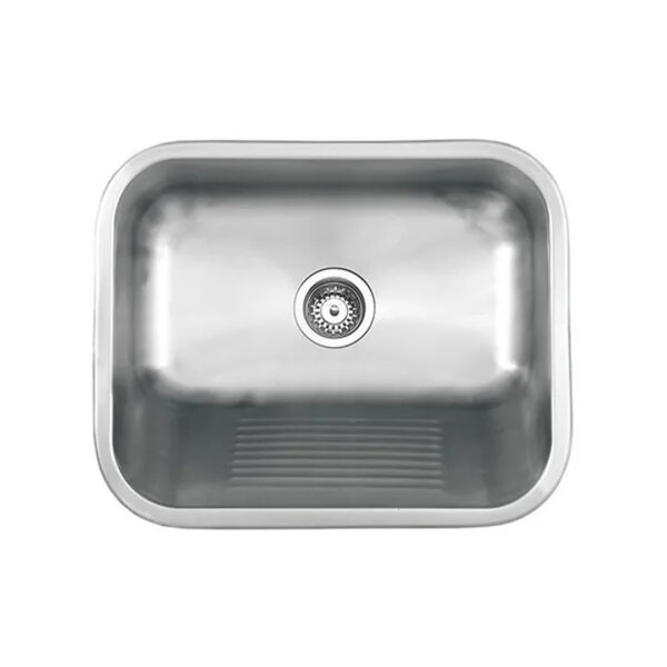 Combo Bacha Lavadero Inox Mi Pileta 421l Griferia Fv Kansas - Imagen 2