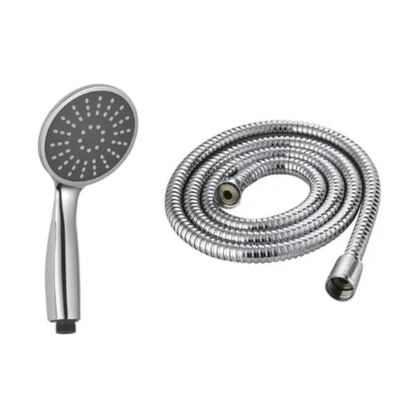 Repuesto Flexible Duchador Acero Inox 2 Mts + Ducha 11 Cms