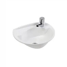 Griferia Y Lavatorio Ferrum De 1 Agujero Blanco Lp040 X 4