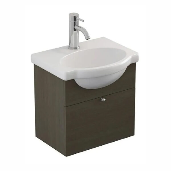 Vanitory Colgante Ferrum Mueble Bacha De Loza Venecia 48cm