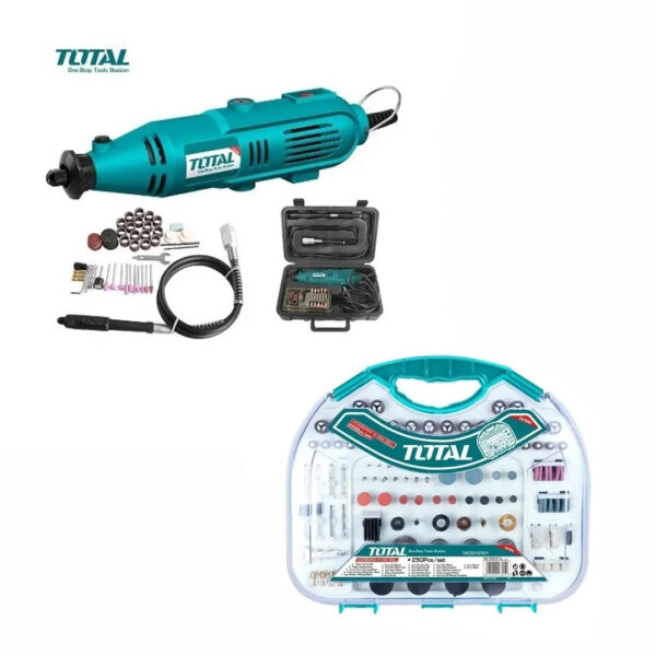 Mini Torno Minitorno 130w Total Tripa Flexible + 300 Acc - Imagen 2