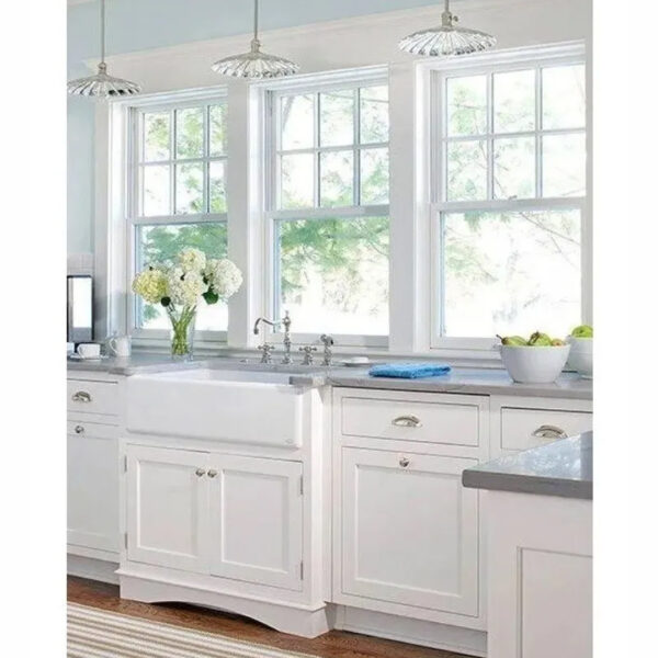 Bacha Cocina Ferrum Country Loza Blanca Lfcfb De Apoyo - Imagen 3