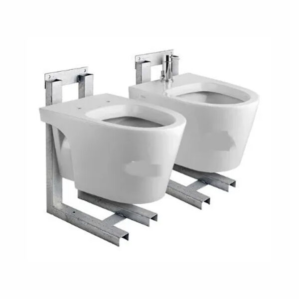 Combo Baño Inodoro Marina De Colgar Ferrum + Bidet + Tapas - Imagen 2