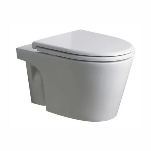 Combo Baño Inodoro Marina De Colgar Ferrum + Bidet + Tapas - Imagen 4