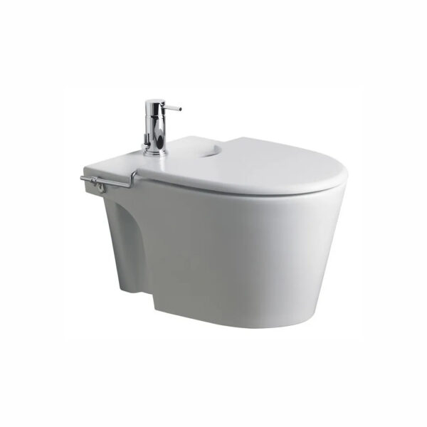 Combo Baño Inodoro Marina De Colgar Ferrum + Bidet + Tapas - Imagen 5