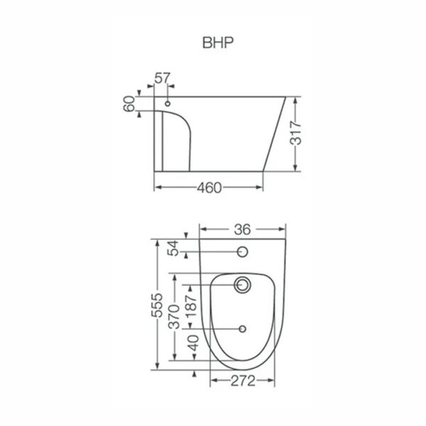 Combo Baño Inodoro Marina De Colgar Ferrum + Bidet + Tapas - Imagen 8