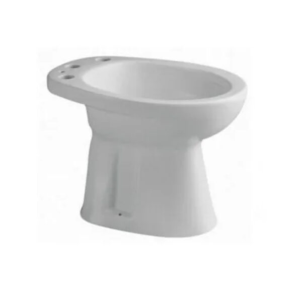 Bidet Ferrum Andina P/ Grifería 3 Agujeros Loza Blanco