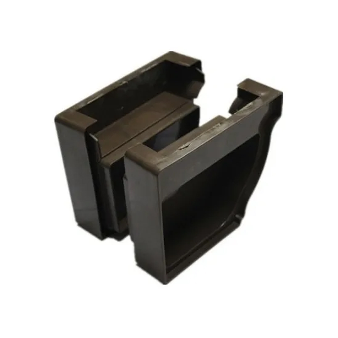 Tapa Izquierda + Derecha P/ Canaleta Techo Pvc Negra Black