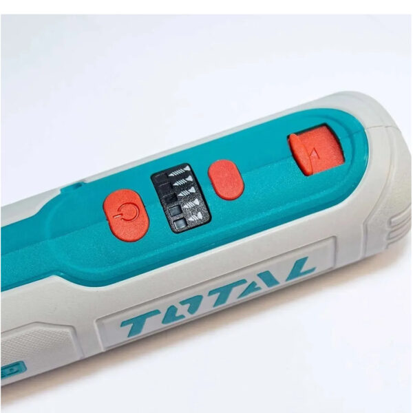Atornillador Inalámbrico Total 4v Estuche Puntas Bateria Usb - Imagen 3