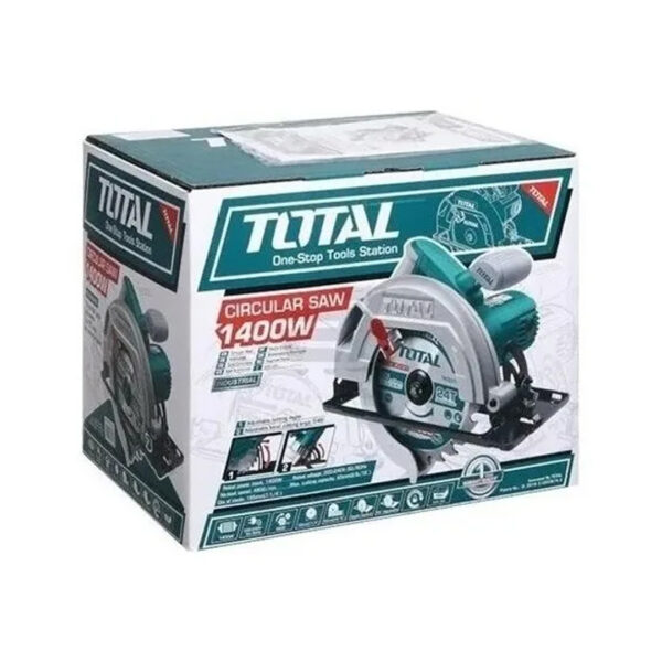 Sierra Circular Tronzadora Mano 1400w Total Ts1141856 - Imagen 5
