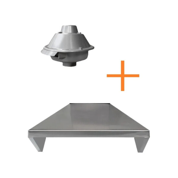 Campana De Cocina Tst 60 Cm Standard Inox Vacia + Motor