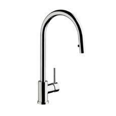 Grifo de cocina monocomando FV 87 Temple 0412.01/87 extensible cromo acabado cromado