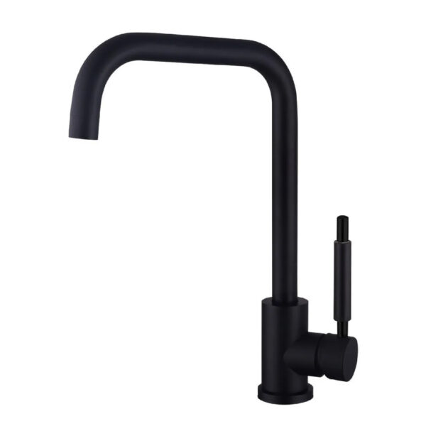 Grifo de cocina monocomando Piazza Gourmet 10303 negro