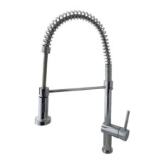 Grifo de cocina monocomando Peirano Cuina 20-140 extensible cromo acabado cromado