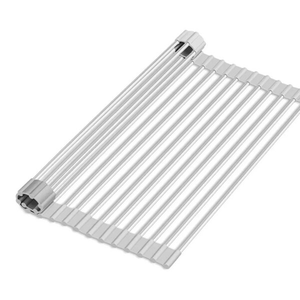 Secaplatos Escurridor Enrollable Bacha Tender Silicona Acero