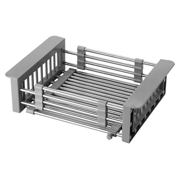 Escurridor Seca Platos Extensible Bacha Cocina Frutas - Imagen 2