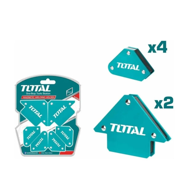 Escuadras Magneticas Soldador Set 6 Unidades Total Tamwh6002 - Imagen 3