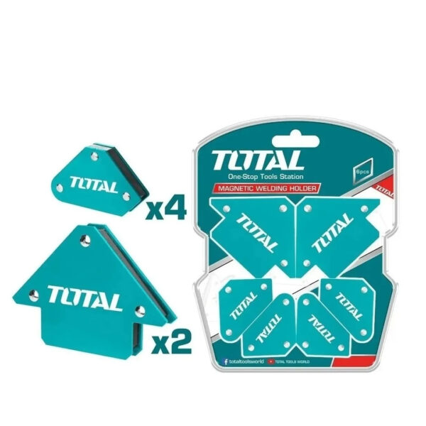 Escuadras Magneticas Soldador Set 6 Unidades Total Tamwh6002 - Imagen 2