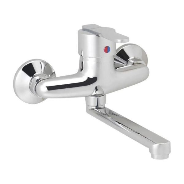 Grifo de cocina monocomando Peirano Bilbao 54-130 cromo acabado cromado