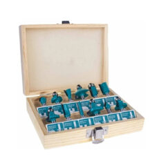 Juego Set De Fresas Kit Router Para Madera 12 Pzs 6mm Total