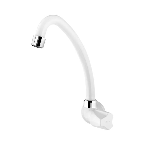 Griferia Canilla Pared Un Agua Pico J Cierre Ceramico Pvc