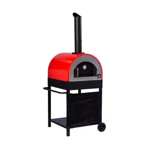 Horno De Campo Leña Pico Con Pirometro Y Estante Bbq Grill