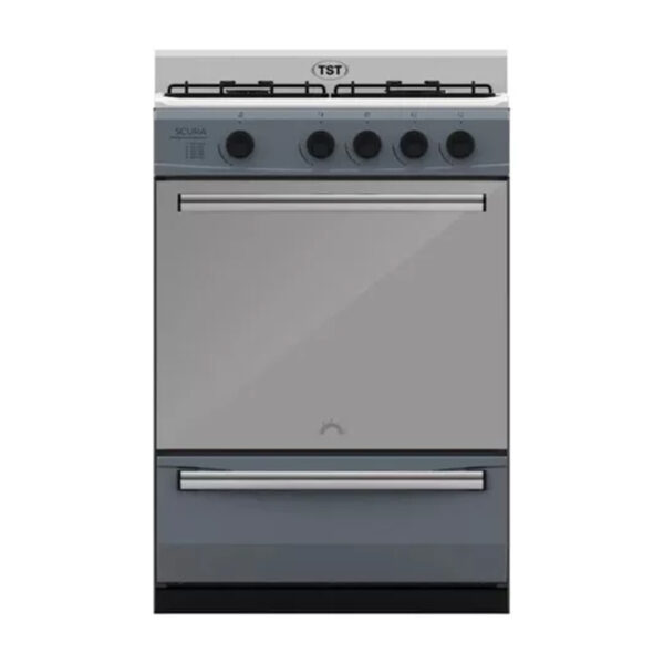 Cocina A Gas Tst Scura 91 Lts Multigas Color Gris oscuro
