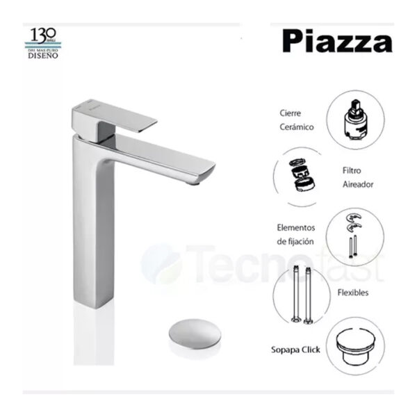 Piazza ARQ 10402 Cromado - Imagen 2