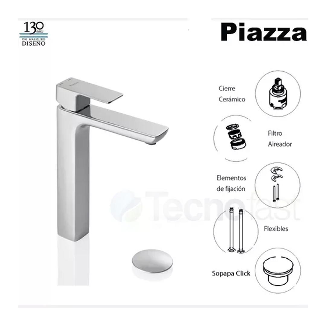 Piazza ARQ 10402 Cromado - Imagen 2