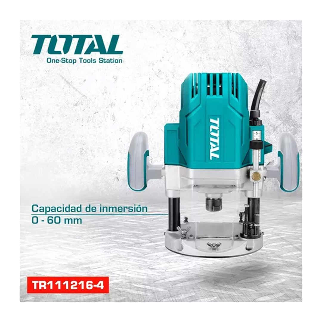 Router Fresadora Total 1600w - Imagen 2