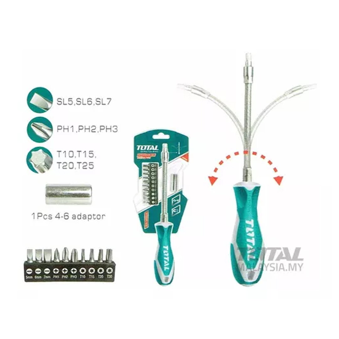 Destornillador Flexible Philips Plano 12 Puntas Total Devoto - Imagen 3