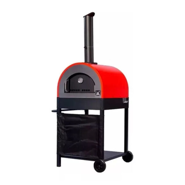 Horno De Campo Leña Pico Con Pirometro Y Estante Bbq Grill - Imagen 5