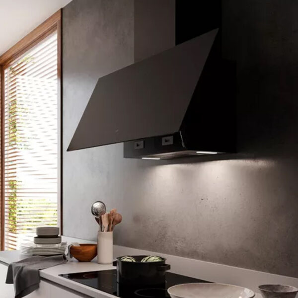 Campana Extractor Cocina Tst Azara 60 Cm Cristal Cod. 340-60 Color Negro - Imagen 4