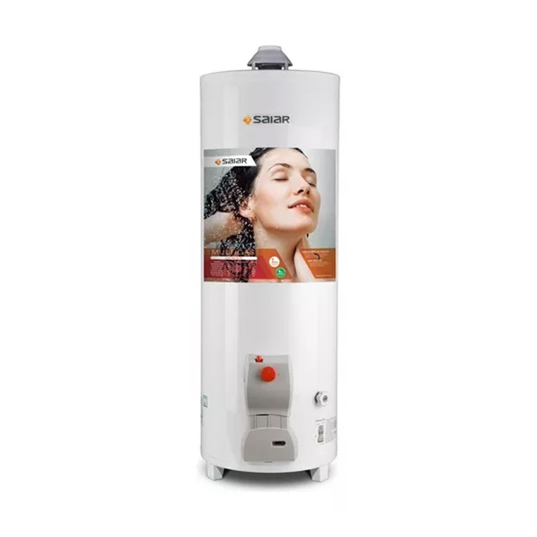 Termotanque De Pie Multigas 120 Lts Saiar Tpg120msa13 Color Blanco