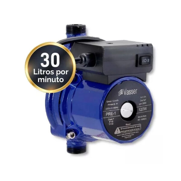 Bomba presurizadora Vasser PRE-1 120W - 220V - Imagen 3