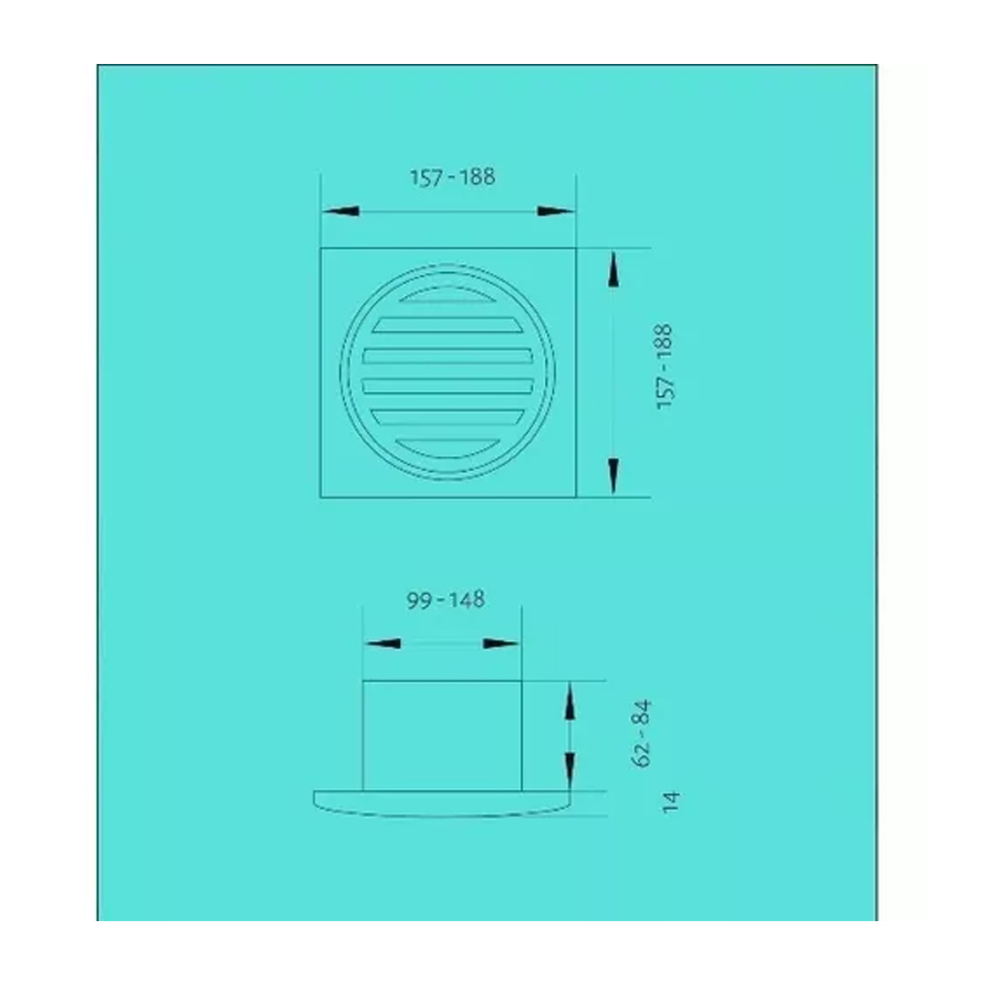 Extractor De Aire Aspirador Baño Tst 4 Pulgadas Cp4 Blanco - Imagen 6