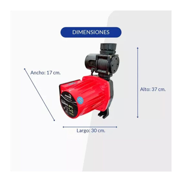 Bomba Presurizadora Rowa Sfl Tango Sfl 14 0.25hp - 220v - Imagen 3