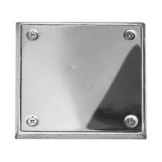 Rejilla Tapa Ciega Acero Inoxidable 10x10cm Con Marco Delta