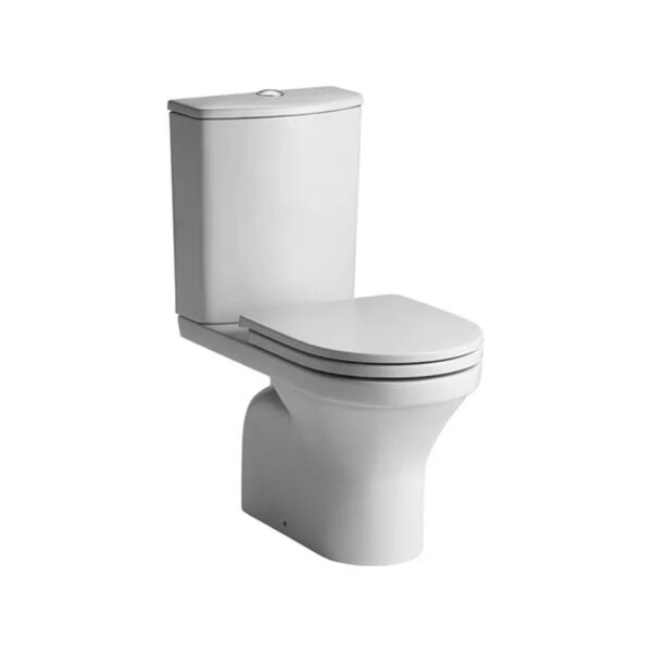 Inodoro Largo Tapa Amortiguada Deposito Ferrum Varese Blanco