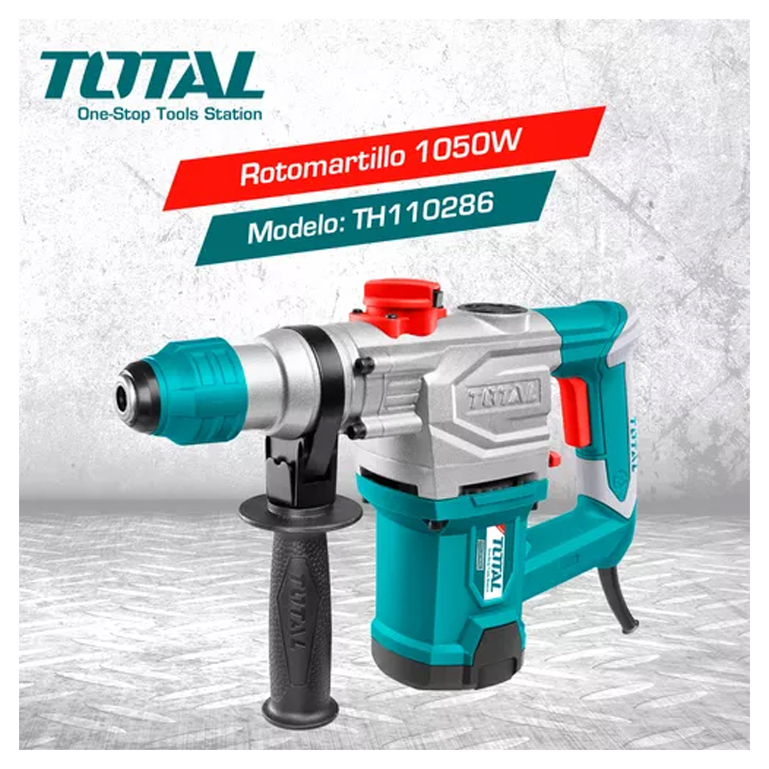 Rotomartillo 1050w Total Sds Plus 5.0j Color Turquesa Frecuencia 50 Hz/60 Hz - Imagen 2