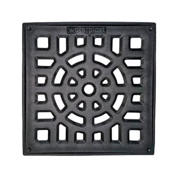 Rejilla Para Piso De Plástico Reforzada Pvc 20x20 Cm Negra - Imagen 2