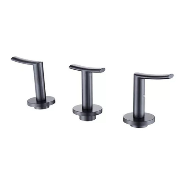 Juego De Baño Completo Bronce Cierre Cerámico Black Negro - Imagen 3