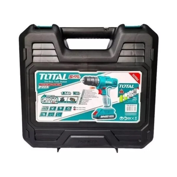Taladro inalámbrico + Baterias 2 + Maletin 1 - Tdli20012-4 Color Turquesa Frecuencia 50HZ - Imagen 3