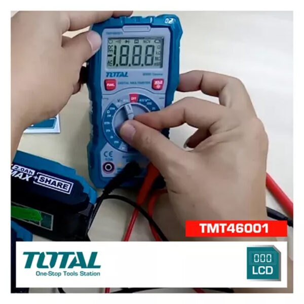 Tester Multimetro Digital Profesional Industrial Total 46001 - Imagen 4