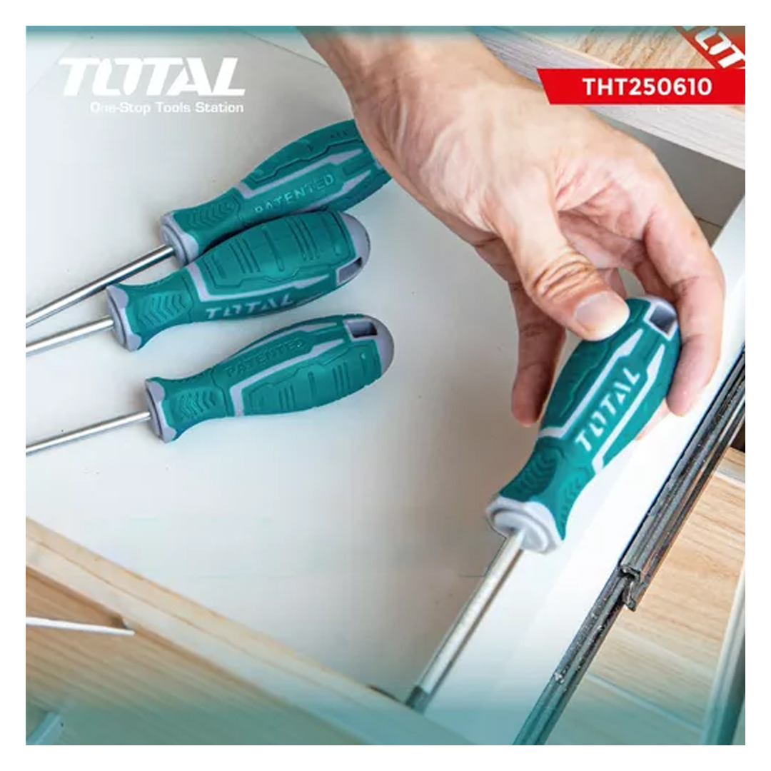 Set De 10 Destornilladores Juego Industrial Total Plano Ph - Imagen 4